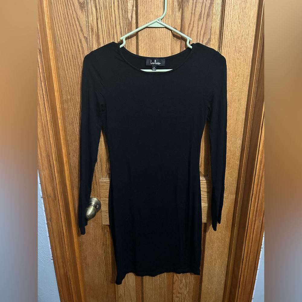 lulus bodycon long sleeve dress